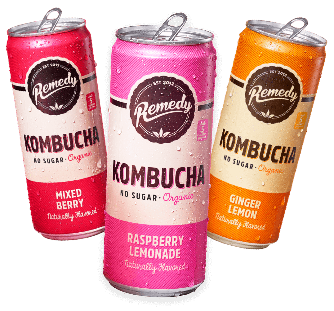 Remedy Brands Kombucha 3 Cans